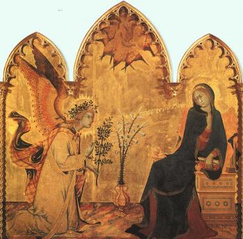 Simone Martini : religion oil painting X
